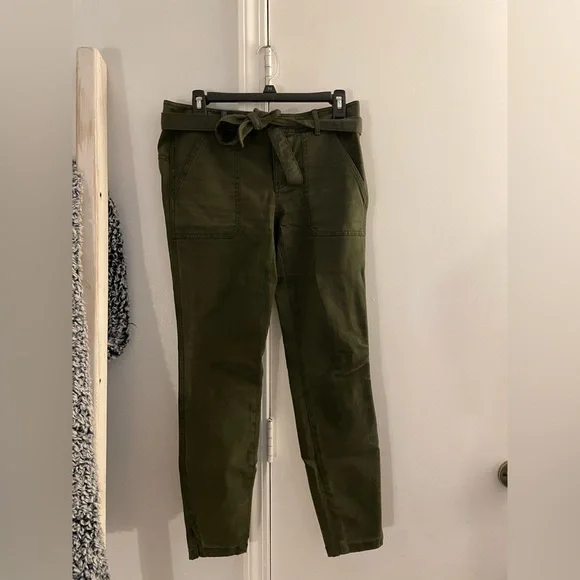 Women's Army Green Loft jeans - Picture 2 of 7
